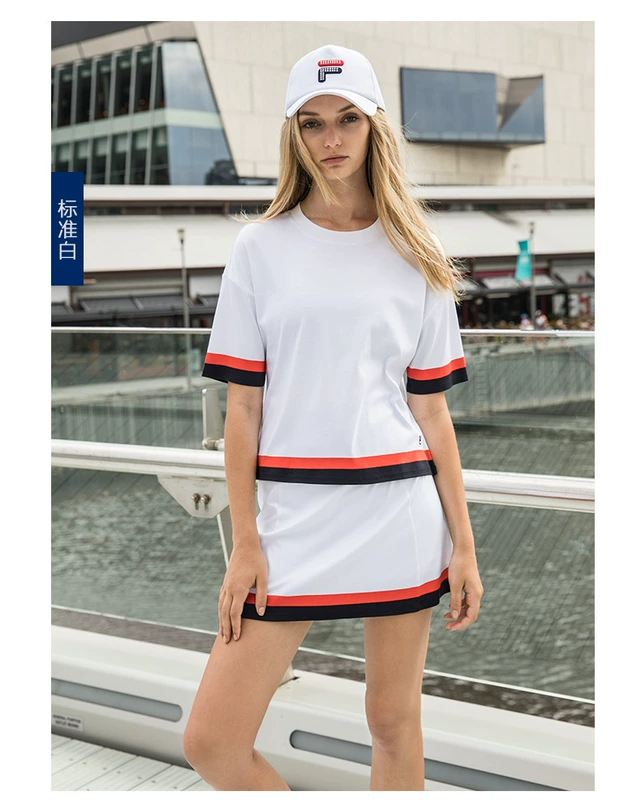 FILA Fila váy ngắn nữ 2018 chính thức thời trang đích thực váy thể thao giản dị váy nữ
