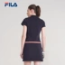 Đầm dự tiệc thể thao của phụ nữ Fila Fila mùa xuân Mới thanh lịch - Trang phục thể thao quần the thao nữ form rộng Trang phục thể thao