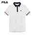 Phụ nữ Fila Fila ngắn POLO mùa xuân Mới thoáng khí thời trang thanh lịch ngắn tay áo polo nữ - Áo polo thể thao Áo polo thể thao