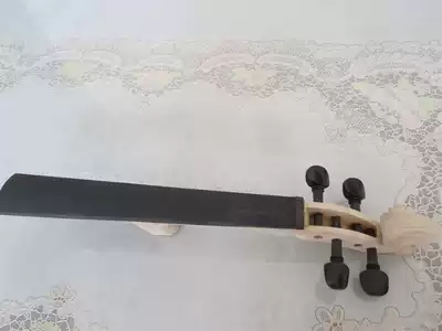 Violin head, install the shaft and fretboard, violin production materials, wood 4 4