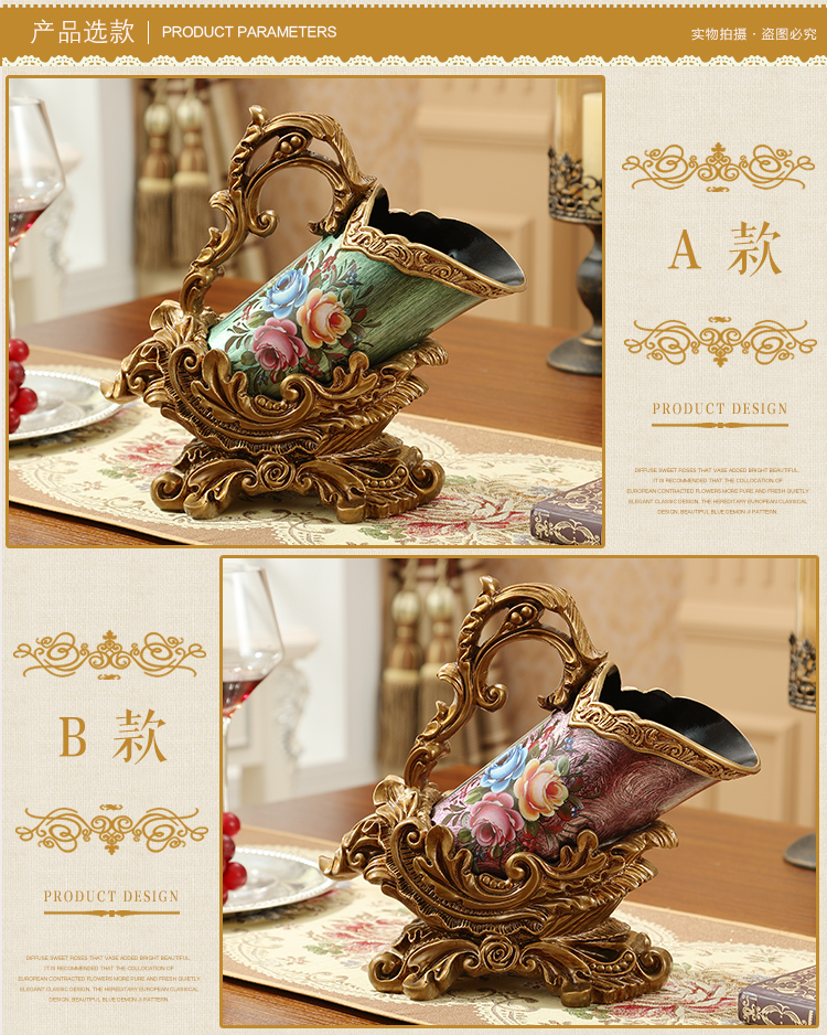 Châu Âu retro giá rượu nhà phòng khách tủ rượu trang trí đồ trang trí sang trọng cao cấp nhựa giá rượu decor phòng khách
