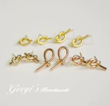Медные аксессуары, украшение, серьги, DIY, золото 14 карат, серебро 925 пробы