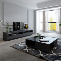 TV Cabinet Tea Table Combo Suit Home Modern Minima Small House Type Creative Furniture Tea Table Personality Customised Cupboard