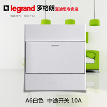 TCL Legrand switch socket type 86 household wall power socket A6 series one open multi-control three-control switch