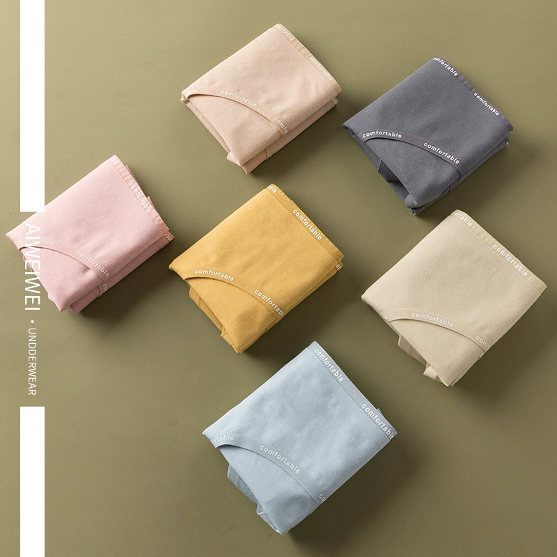 Đồ lót nữ, nữ cotton tinh khiết, đáy quần cotton, lưng giữa kháng khuẩn, không vết, bé gái, tam giác thoáng khí mùa hè Nhật Bản mỏng - Giống cái