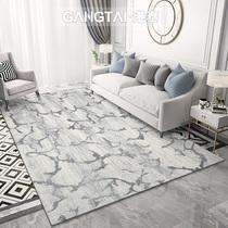 Turkey imported American light luxury gray plain simple model room living room carpet Bedroom sofa bed side carpet