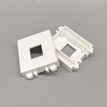 Type 118 empty bracket computer module empty bracket frame with protective door network computer logo can be equipped with panel ground plug