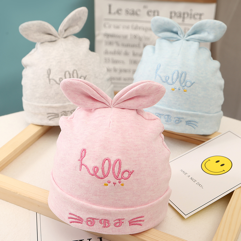 Newborn baby hat autumn style autumn winter infant 0-3 months birth fetal hat baby hat spring and autumn thin