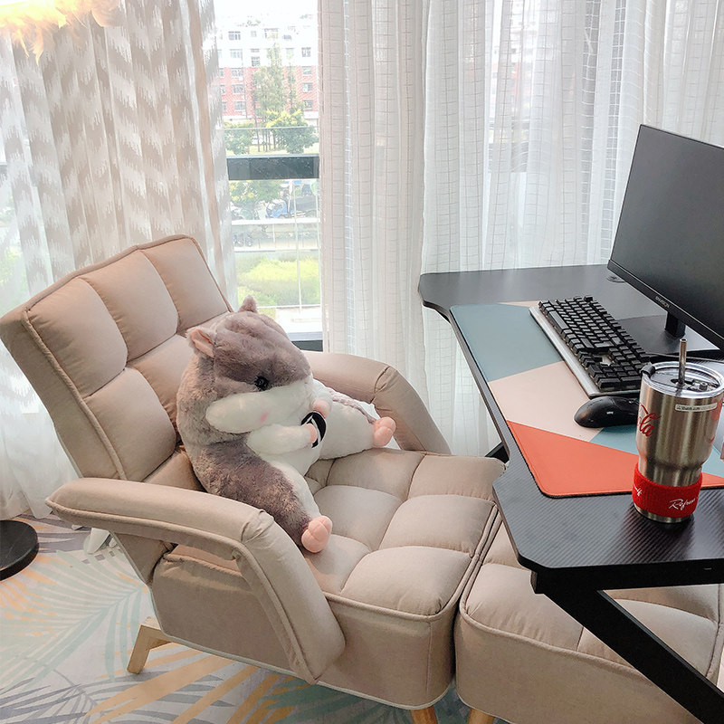 Slazy sofa bedroom single-person computer sofa leisure household lazy chair small-family balcony folded back lounge chair