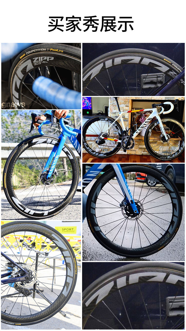 Zipp Firecrest Fahrrad-Laufradsatz-Aufkleber 202 303 404 808 Rennrad-Dekorfolien für Carbonfelgen 2-Rad-Aufkleber-Dekoration – Detail 6