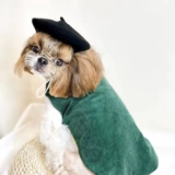 Брендовая цветная шерстяная шапка, маленький берет, аксессуар для волос