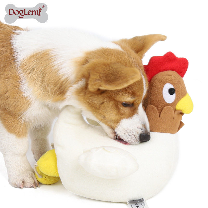 Hen Egg Smells Dog Toys and Knowledge Anti - demolition Leaking House Leaking Feeding Training Pet Plurk Toys