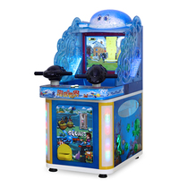 2021 new coin water gun machine shooting double water shooting park game machine childrens game supermarket door commercial