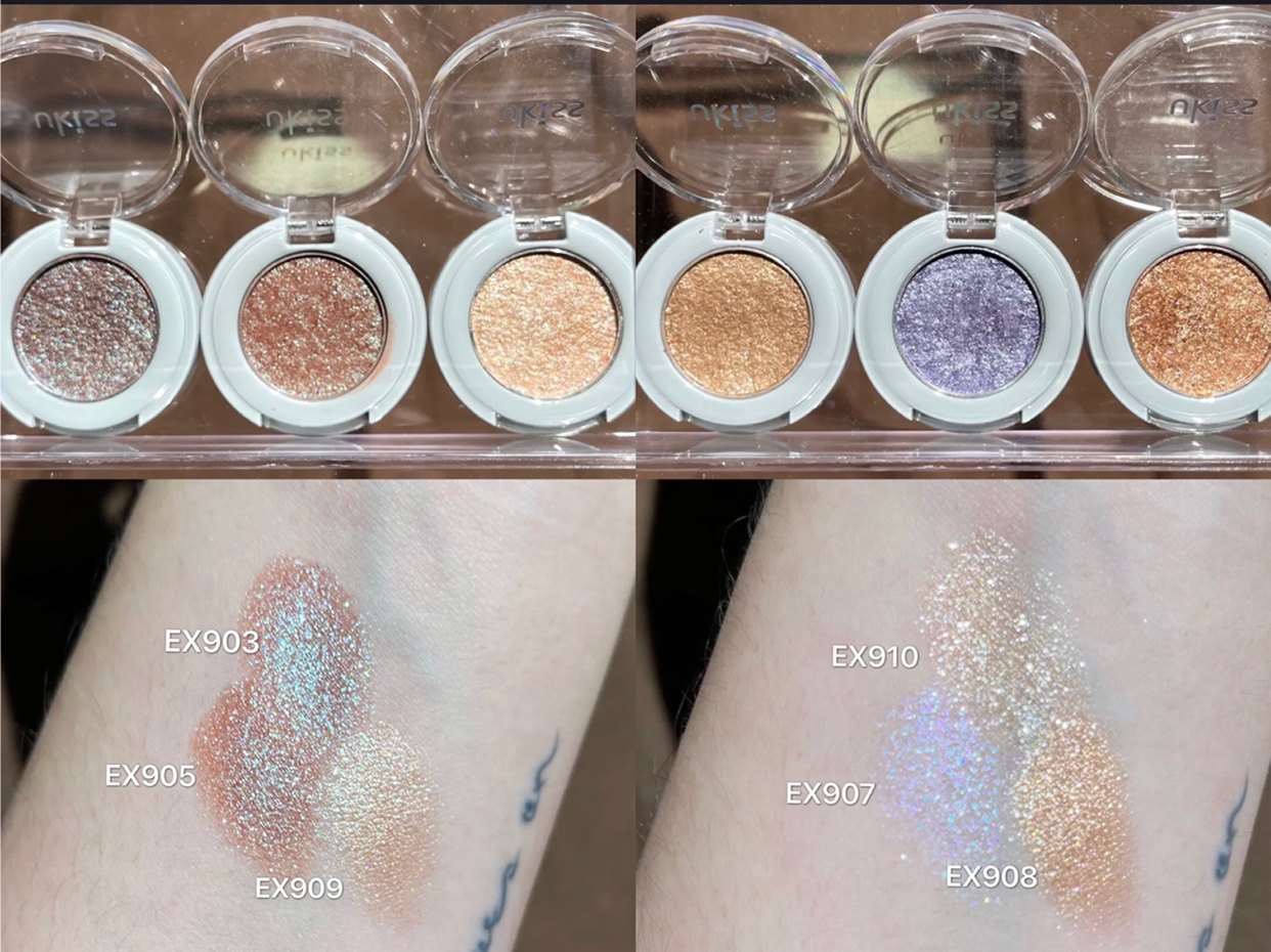 UKISS Monochrome Pearl Mate Landcolor color rendering nude makeup to repair the eye lasting girl pumpkin color