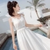 Mùa hè 2018 phiên bản Hàn Quốc mới của siêu tiên quây mỏng quây đầm voan nữ đi biển đi biển