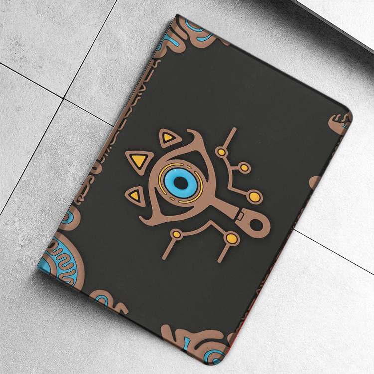 Pen Slot iPad 10.2 Compatible with 10.9 Air 3/4/5, Hyrule Stone 9.7 Mini 5/6, the Legend of Zelda: Tears of the Kingdom, Oppo Honor Matepad Pro 11, Xiaomi 6 Pro Protective Case