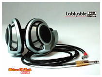Labkable SGW HD800 HD800S T1 HE1000 gold and silver wire headphone upgrade cable