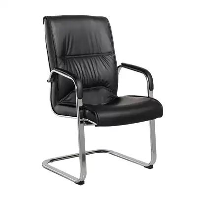 Computer chair thickened high back office staff chair bow conference chair chess room mahjong chair simple net cafe leather chair