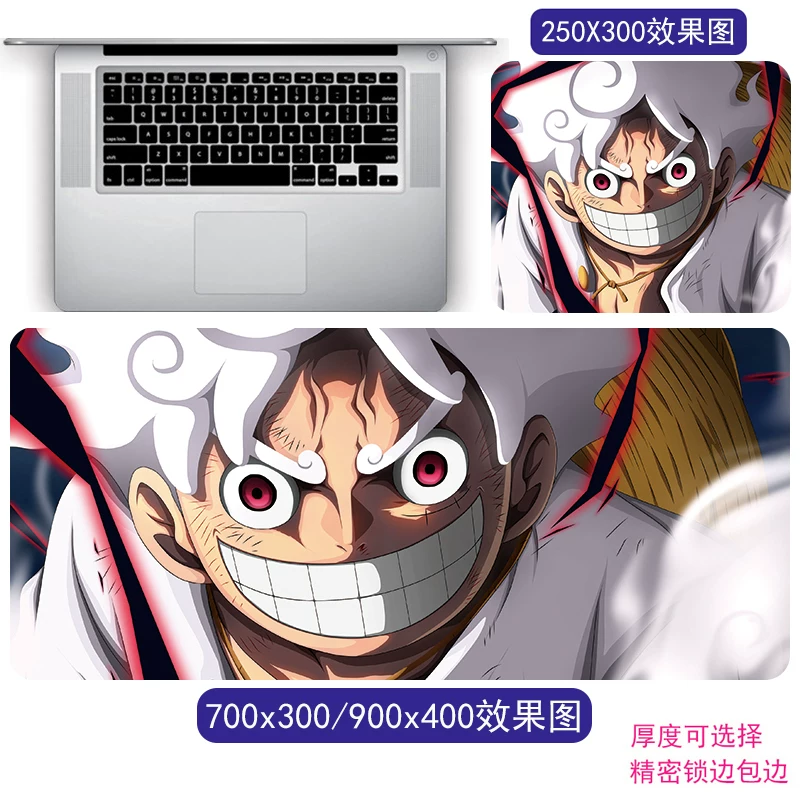 Коврик для мыши One Piece супер большой, Salon Ruf, аниме-игра офисный коврик для стола 2D