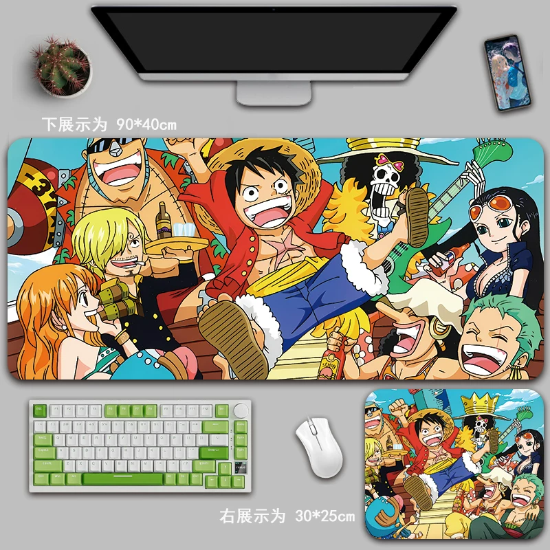 Коврик для мыши One Piece супер большой, Salon Ruf, аниме-игра офисный коврик для стола 2D