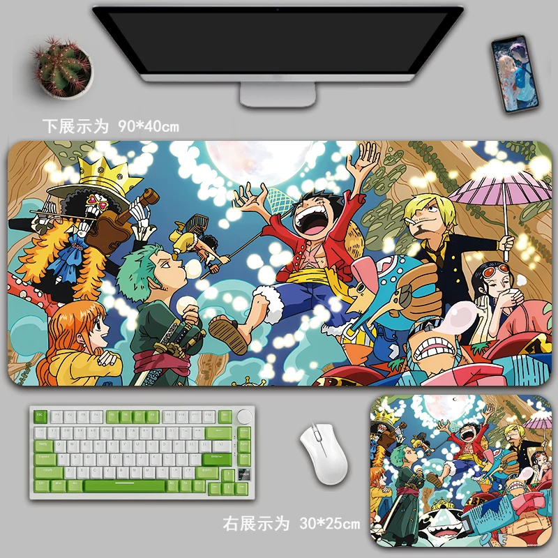 Коврик для мыши One Piece супер большой, Salon Ruf, аниме-игра офисный коврик для стола 2D