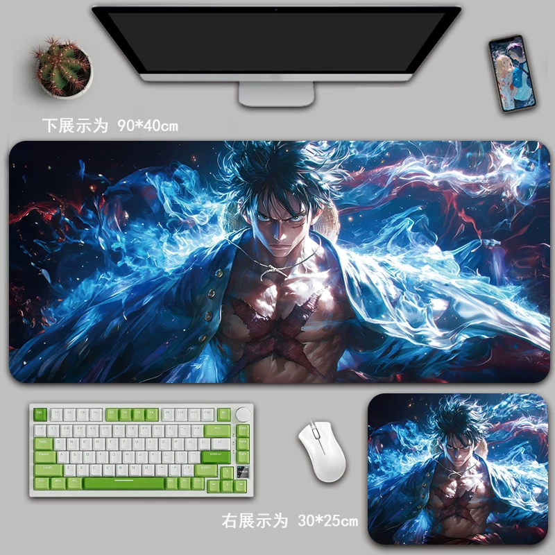 Коврик для мыши One Piece супер большой, Salon Ruf, аниме-игра офисный коврик для стола 2D