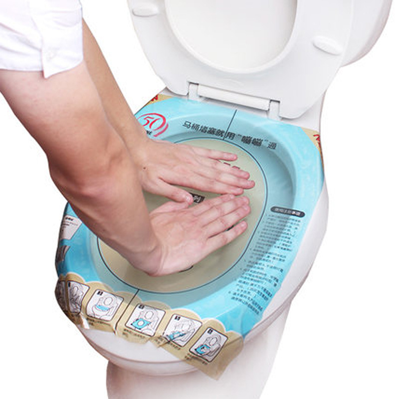5 pieces of strong pressure toilet dredge dredging sticker air pressure principle toilet jumping through a cannon dredging artifact
