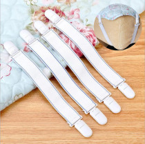 Fixed sheet holder non-slip fixed clip quilt clip anti-running nail cute elastic belt sofa holder
