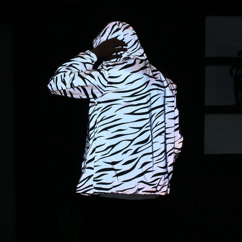 Zebra Print Windbreaker