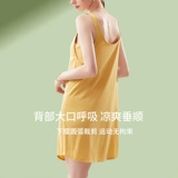 Летняя пижама, тонкая юбка, вставки в бюстгальтер, шелковый жилет без рукавов, 2025 года, эффект подтяжки