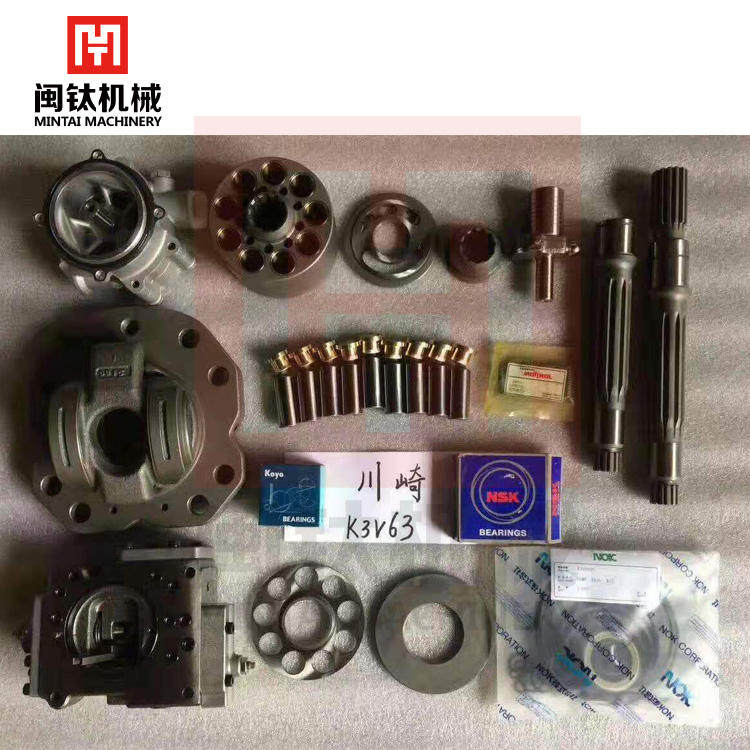 Digger K3V63 Hydraulic Pump Accessories Distribution Pan Pump Biliary Drive Bearing Plunger Piston Swing Disc Raiser