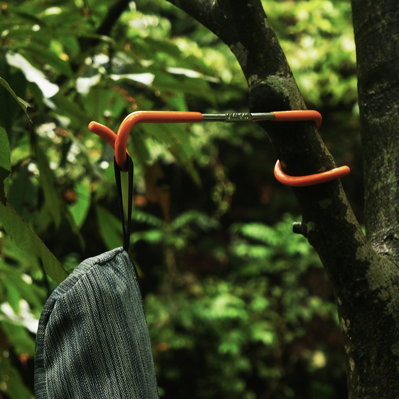 Outdoor Portable Petrol Lamp Coal Oil Light Hook Camping S Type Simple Lamp Frame Tent Sky Curtain Rod Pig Tail Roll Hook