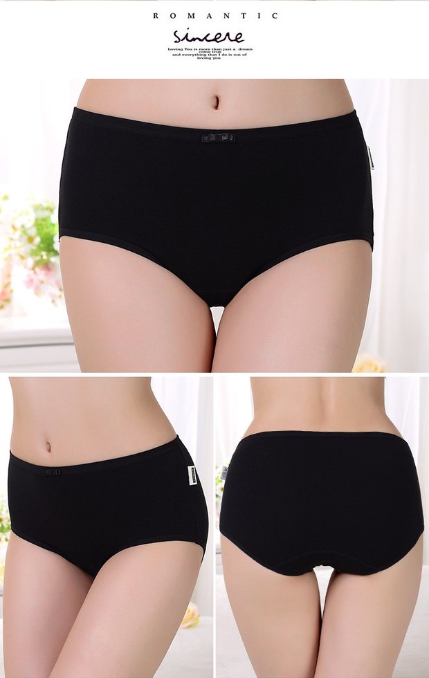 Mùa hè mới đồ lót nữ eo bông kích thước lớn thoáng khí gợi cảm liền mạch đơn giản tóm tắt màu rắn quần lót không viền