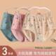 3-pack ຂອງແມ່ຍິງໄວກາງຄົນແລະຜູ້ສູງອາຍຸຝ້າຍບໍລິສຸດ breathable 7A ຕ້ານເຊື້ອແບັກທີເຣັຍແມ່ຂອງ plus size ສັ້ນສາມຫຼ່ຽມແອວສູງແອວ.