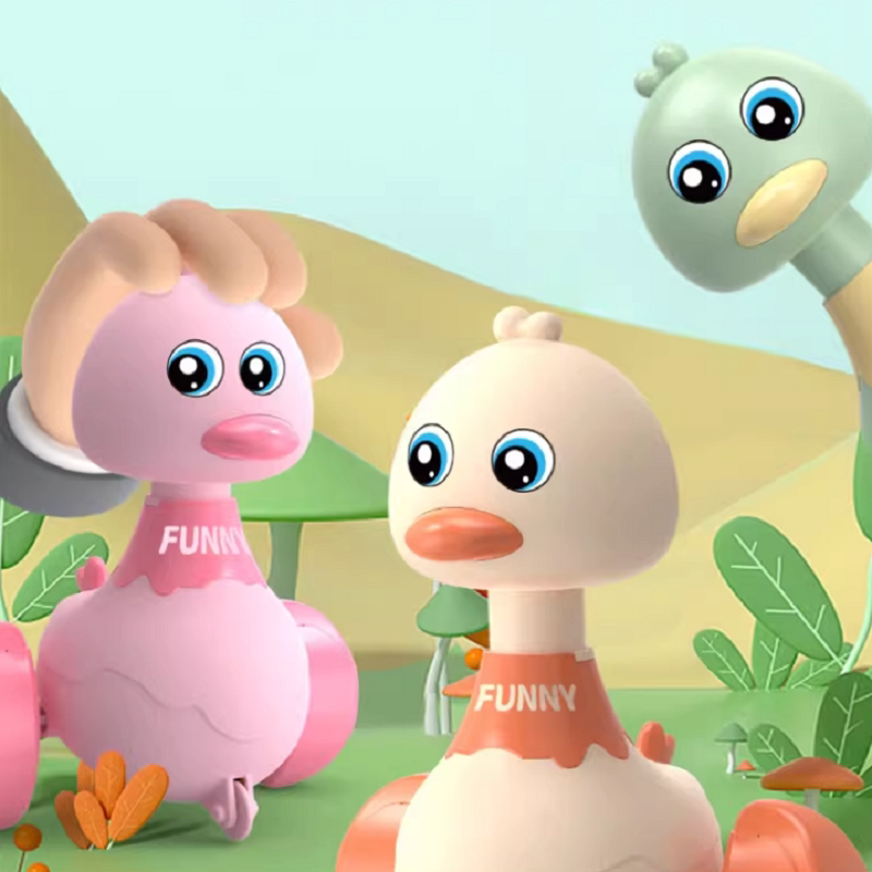 彩虹房子婴儿玩具哄娃神器早教幼儿宝宝按压鸭学爬男女孩