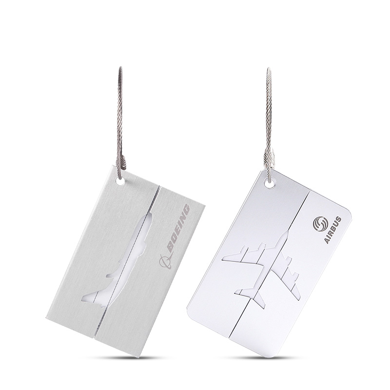 Airbus Boeing suitcase baggage card airline creative plane boarding pendant tag bags listed abroad