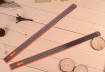 Straight steel ruler 50cm stainless steel measuring tool steel ruler woodworking drawing 50 centimeter ruler patchwork lun dao cutting