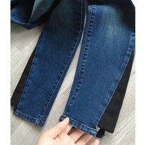 Niche design comfortable stretch cotton denim pants women spring summer 2021