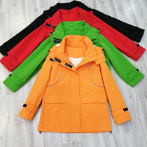 Pant end good goods leakage welfare windproof waterproof charge windbreaker jacket casual hooded loose short jacket