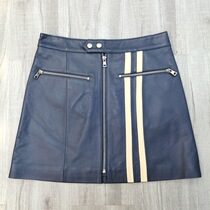 High-end Good Goods small amount of style ~ sheepskin skirt fashion color color design sheepskin skirt