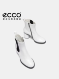 Ecco Aibu Women's Boots ni ni То же самое высокий каблук короткие ботинки на искренний кожаный челси -сапоги с роскошью 222653