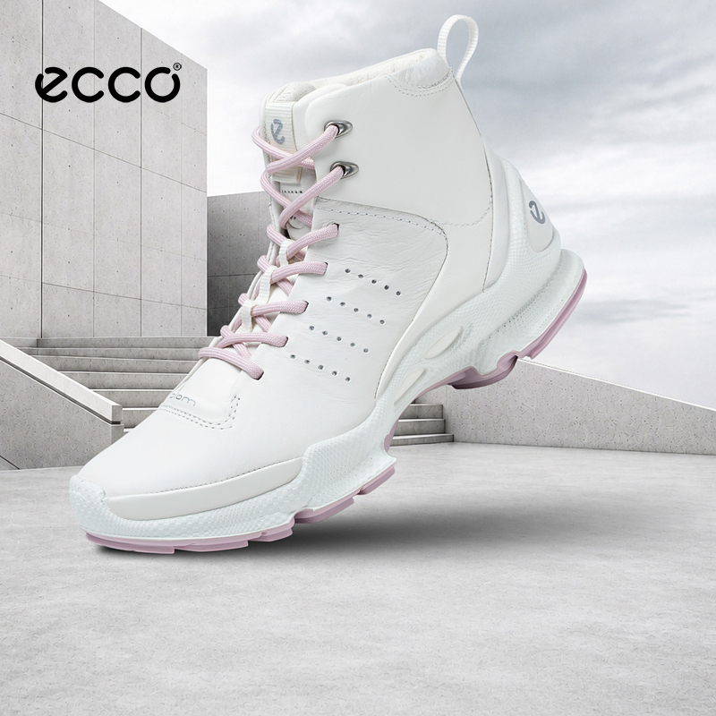 Ecco High-Top Shoes for Women, New Casual Cushioning Outdoor Running Shoes, Fitness Walking Biom C 800473