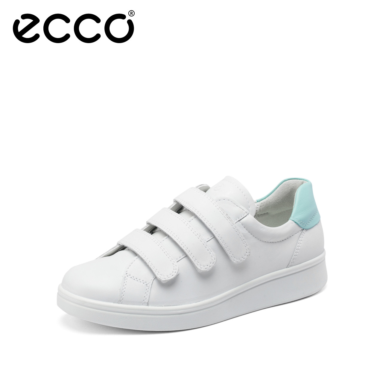 ECCO 爱步 Soft 4 柔酷4号 三魔术贴 女式休闲鞋 38码$54.43 海淘转运到手约￥475 天猫￥1399