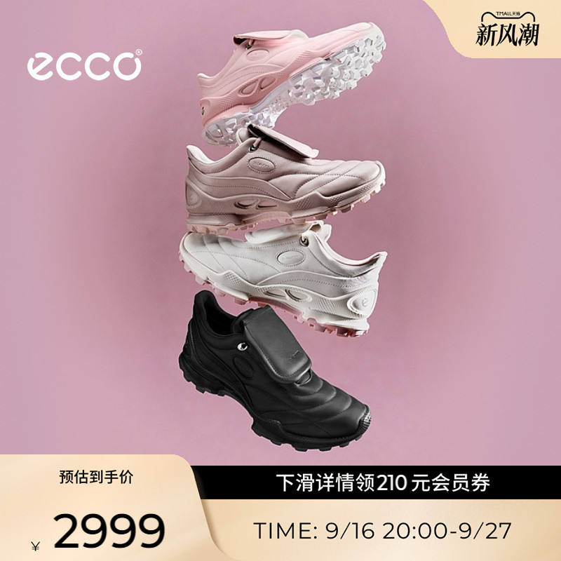 Ecco Women's Shoes 26 Autumn New Lightweight Casual Sports Thick-Soled Flip-Top Shoes Biomc Trace 810713