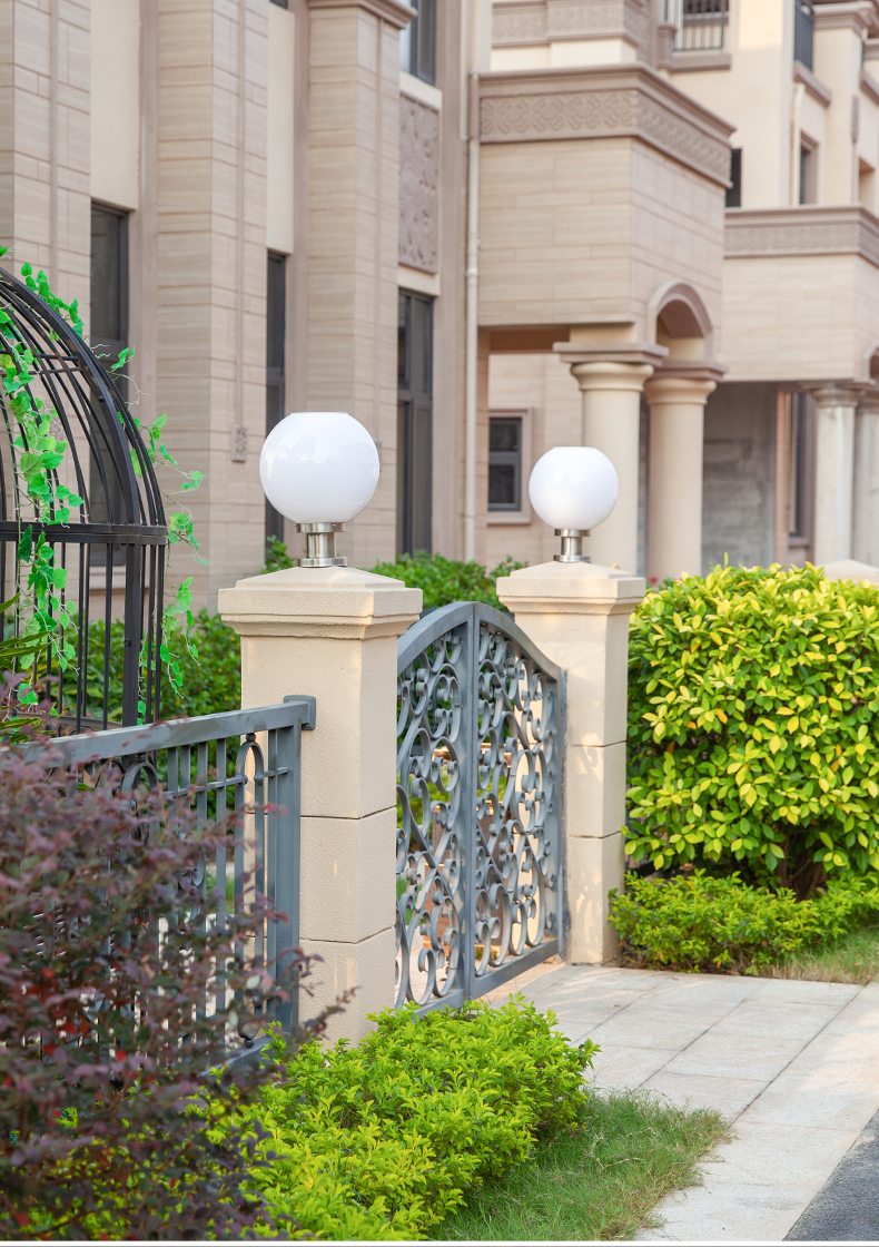 modern gate lights design