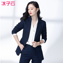 Professional suit womens 2021 spring new temperament fashion suit formal beauty salon work clothes suit tooling