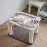 Космическая капсула для лазания для кошек, кошачье гнездо, кошачье дерево, цельная платформа для прыжков для кошек, рамка для кошачьих когтей, рамка для кошек, марионетка, принадлежности для крупных кошек породы Мейн-кун