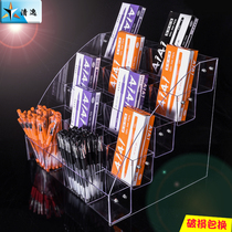  Acrylic pen holder Display stand Stationery store supermarket pencil marker ballpoint pen storage box Desktop pen holder pen box