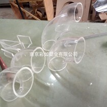 High transparent acrylic siphon organic glass siphon acrylic elbow tee straight through open mold and set to do