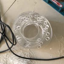 Professional production of various sizes transparent acrylic ring organic glass cirque lampshade ring